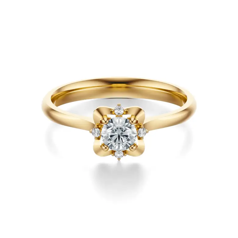 Pierścionek zaręczynowy z diamentami AJPZ_139